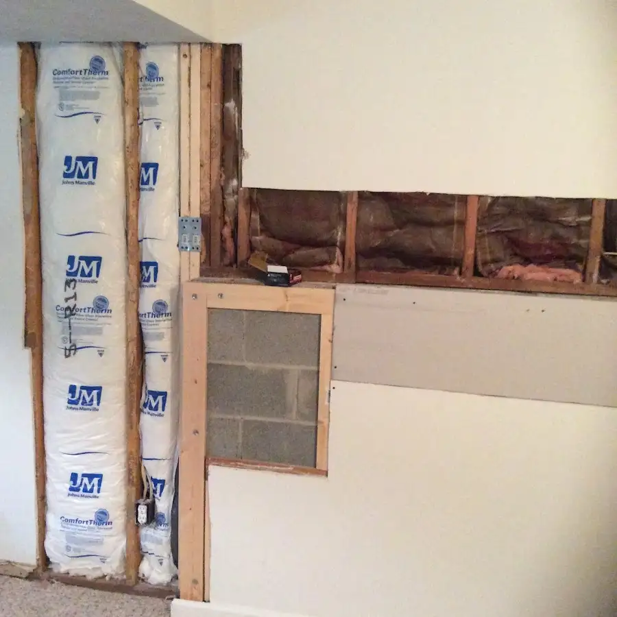 Wall insulation replacement during Structural Drying in Aptos